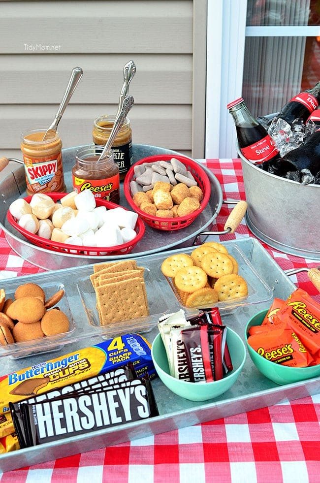 Dont just serve the tradition s'mores......go with a Gourmet S'mores Party and let them create their own flavor combinations. Details at cetcu.com