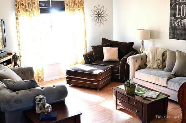 family room progress new sofa at Cetcu