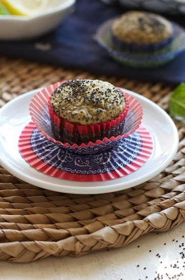 Gluten Freen lemon poppy seed muffin