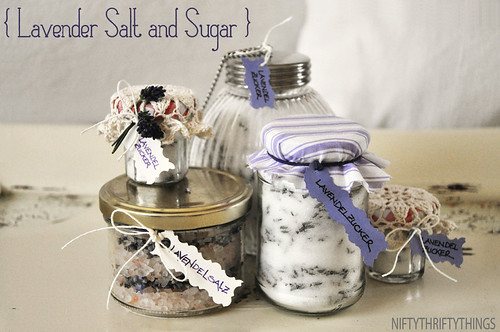 Lavender salt and sugar