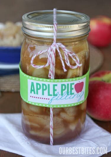 Canned Apple Pie Filling