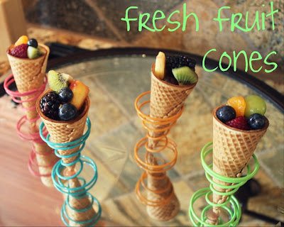 Fruit in a cone