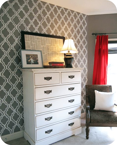 Hand Painted Wallpaper