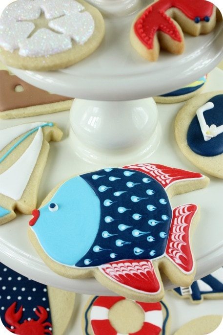 summer themed cookies