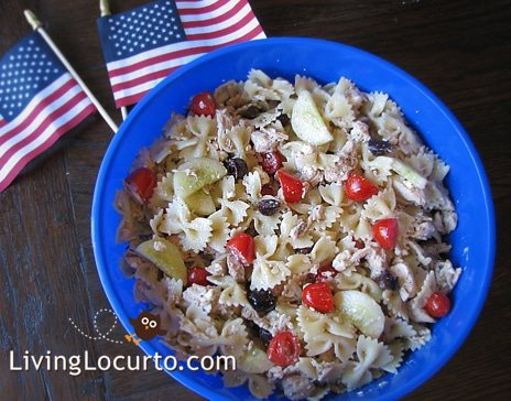 Greek Chicken Pasta Salad (Guest Poster)