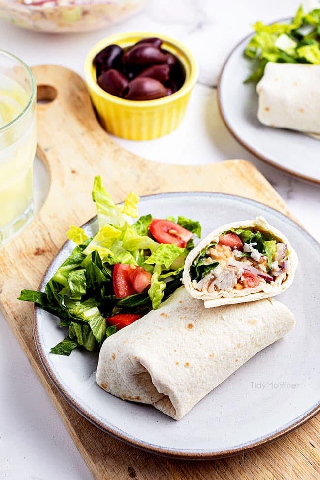 Greek Chicken Wrap