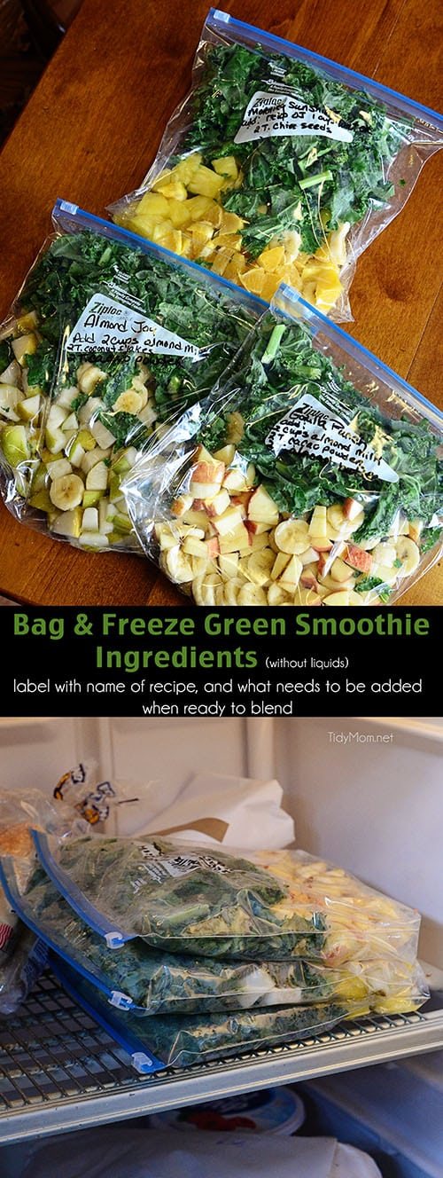 Easy Prep tips for Green Smoothies at cetcu.com