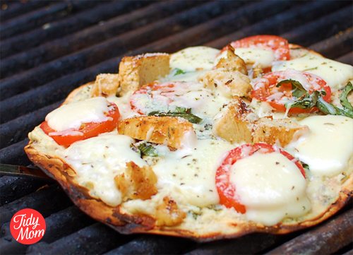 grilled italian pizza