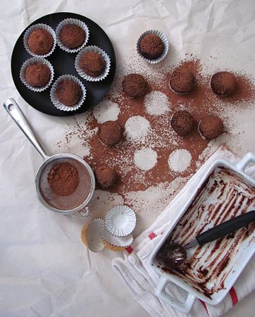 Super Bowl Appetizer Chocolate Beer Truffles