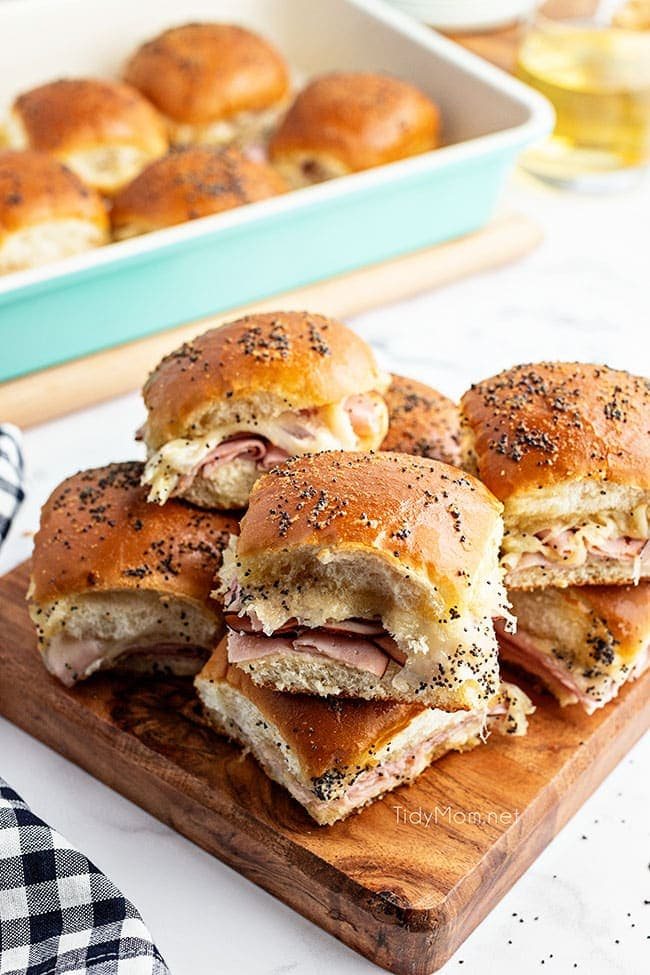 Ham and Swiss Sliders