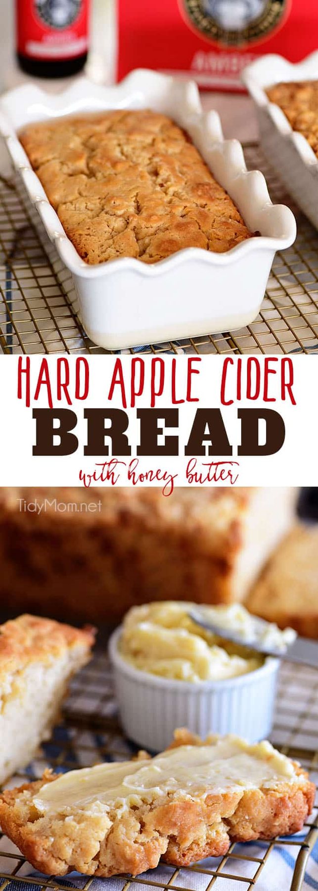 If you enjoy beer bread, you need to try this Hard Apple Cider Bread for fall!! It’s super simple to make. The top buttery crust layer is thick and crunchy, making it the perfect companion to soups, dips, honey butter and more! Print the full recipe at cetcu.com