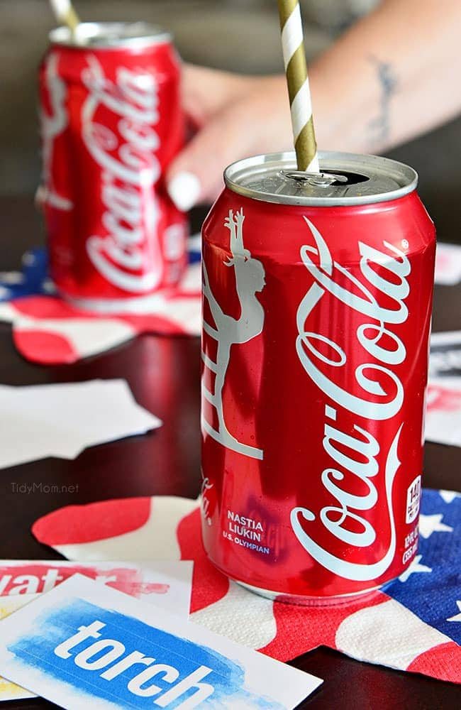 Coca-Cola has been a worldwide sponsor of the Olympic Movement for more than 80 years and this year, they are shining a light on the very things the Olympic Games inspire by celebrating the happy and humorous moments that go beyond the podium. Enjoying an evening with my family laughing, playing and eating....... #ThatsGold Heads Up! World Athletic Competition printable game. Free download at cetcu.com