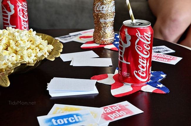 Heads Up! World Athletic Competition printable game. Free download at cetcu.com