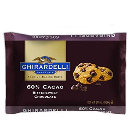 Ghirardelli Chocolate Bittersweet Baking Chips, 20 oz.