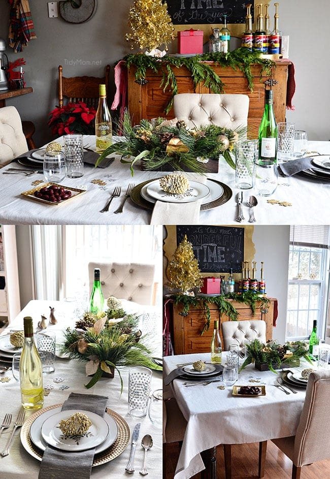 Holiday tablescape at cetcu.com