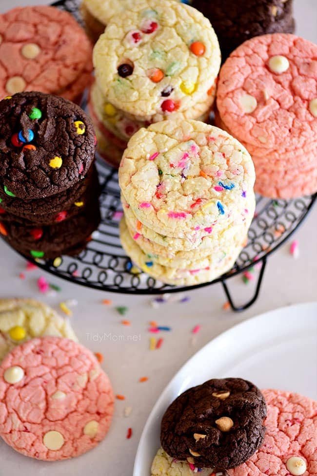 Easy Cookie Recipe Using Any Cake Mix Flavor {Video}