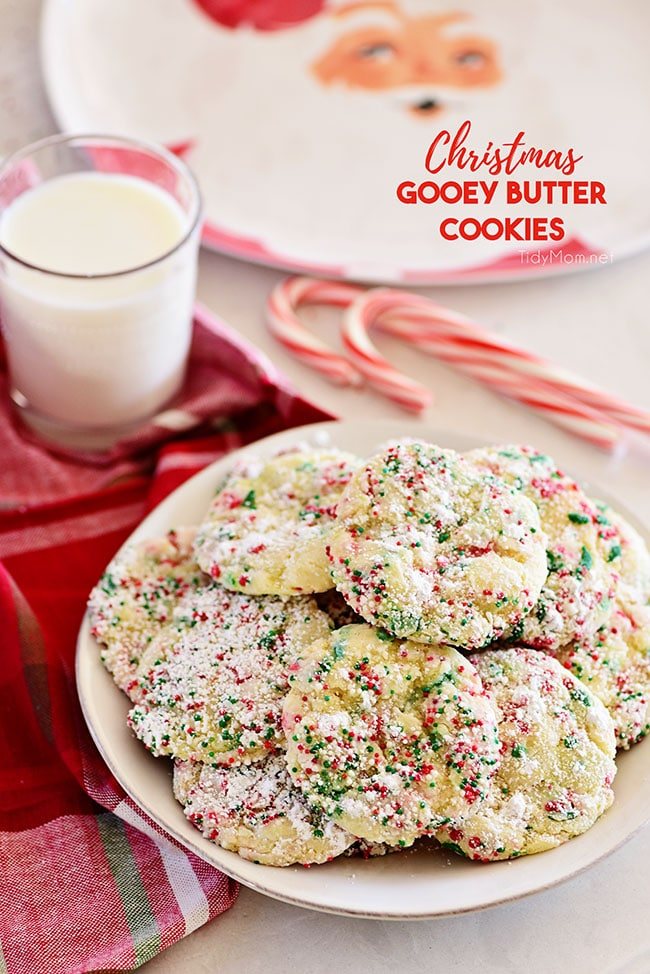 Christmas Gooey Butter Cookies {+Video}