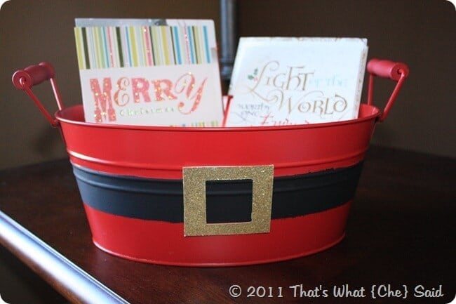 Santa bucket