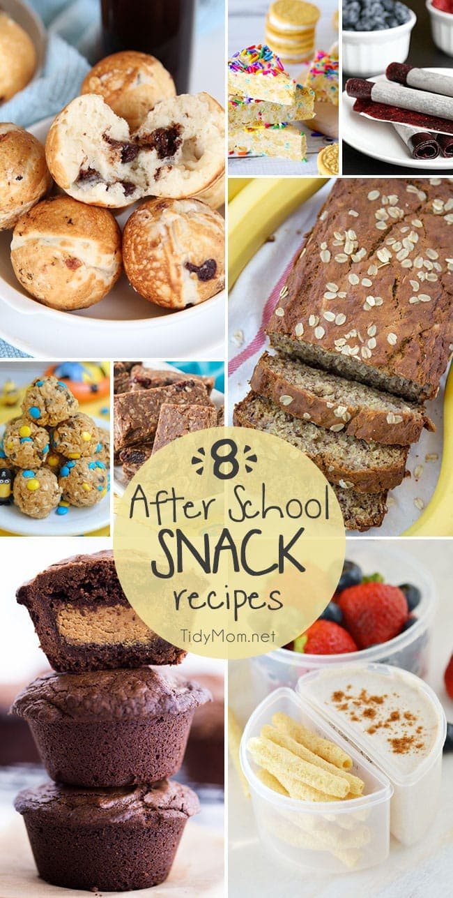 8 Homemade After School Snack Recipes