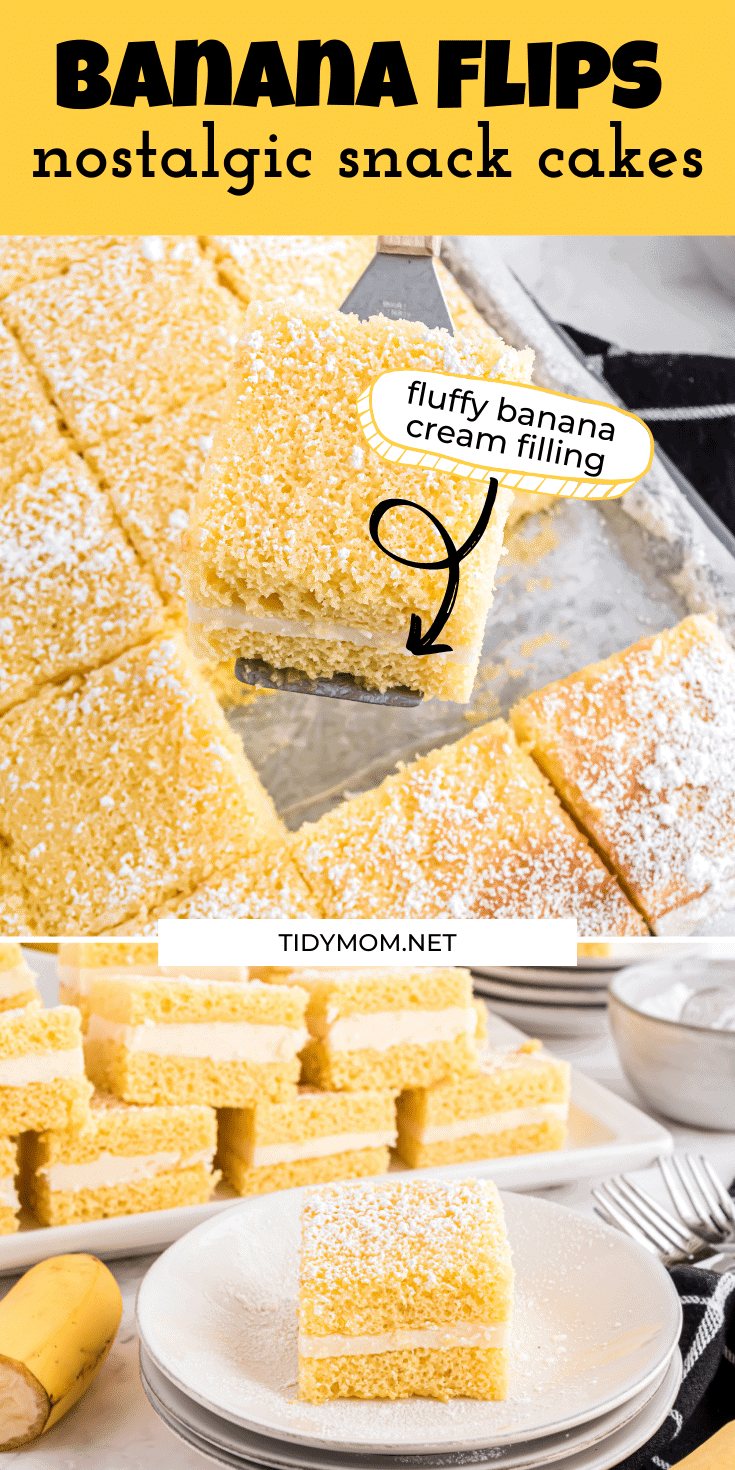 Banana Flips snack cakes