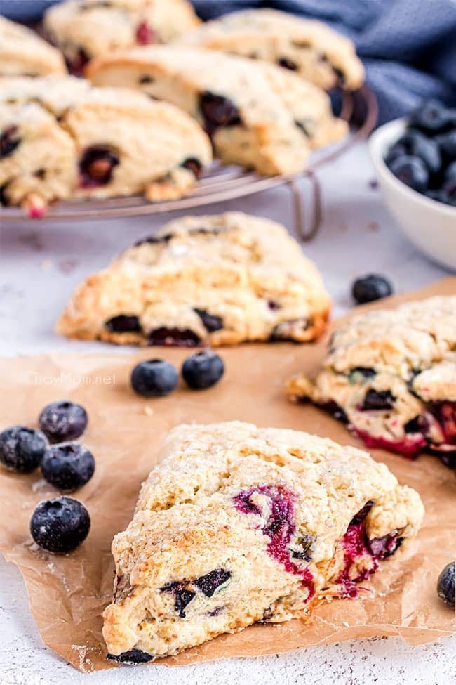 Homemade Blueberry Scones