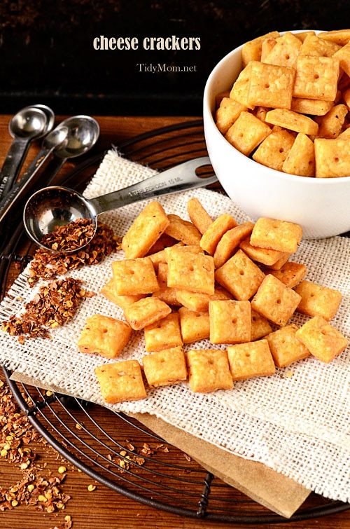 Homemade Cheese Crackers
