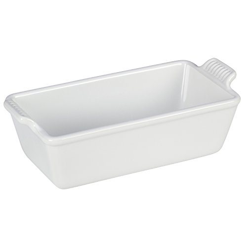 Le Creuset Stoneware Loaf Pan, 1 1/2qt, White