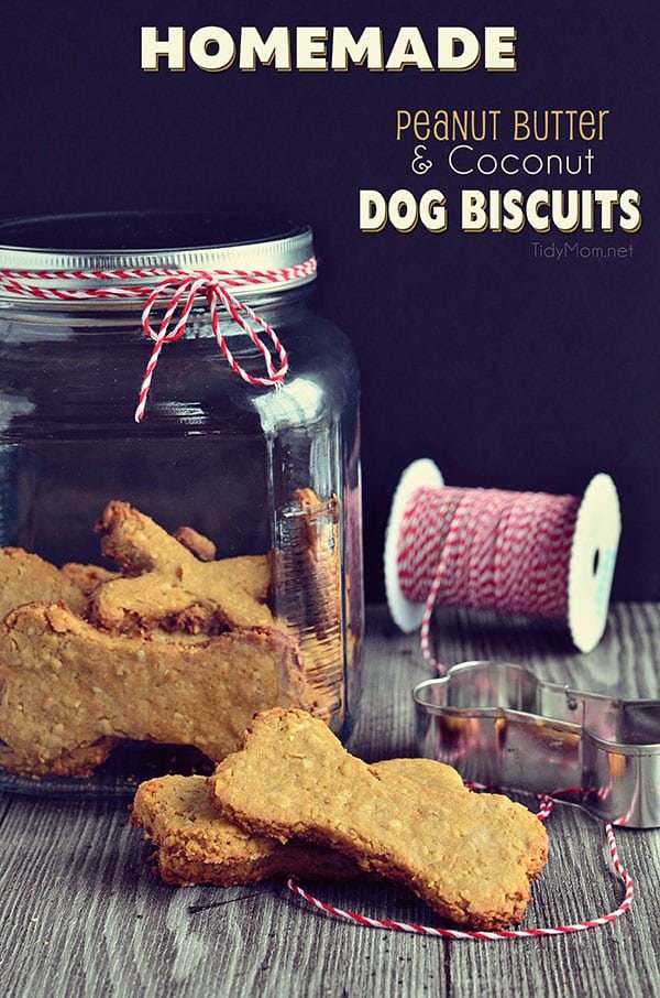 Homemade Peanut Butter Dog Biscuits recipe at cetcu.com