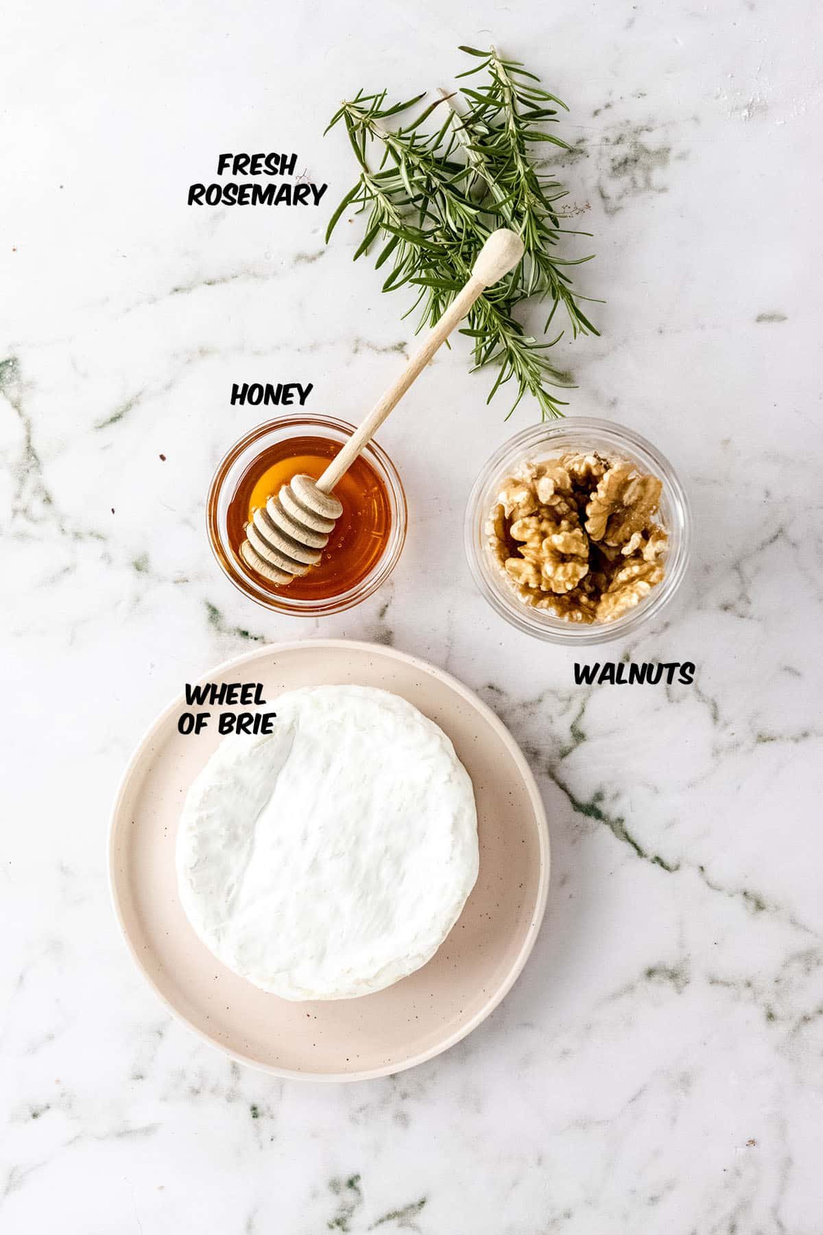ingredients for baked brie