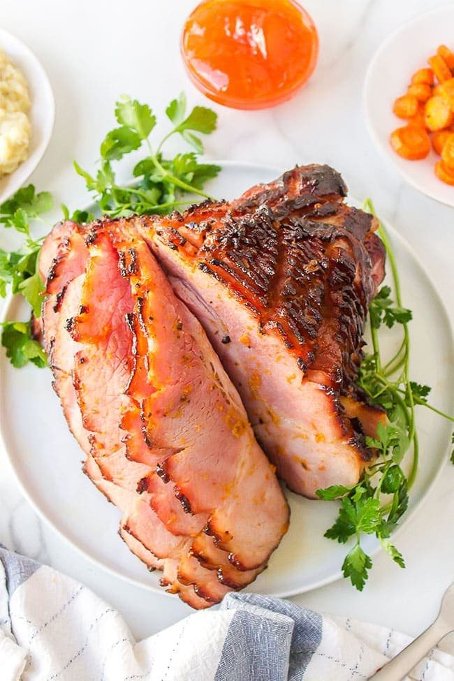 Honey Glazed Ham With Apricot