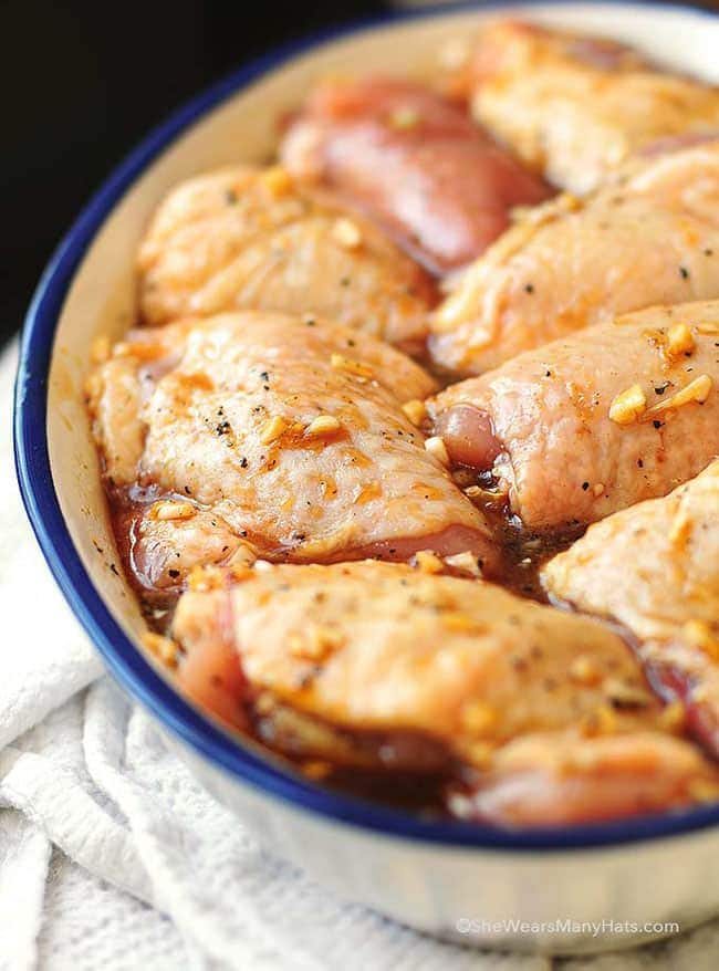 A super easy chicken recipe that will become a family favorite. Honey Soy Baked Chicken Recipe would be delicious cooked on the grill as well! find the recipe at cetcu.com