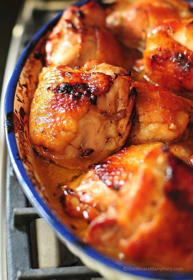 A super easy chicken recipe that will become a family favorite. Honey Soy Baked Chicken Recipe would be delicious cooked on the grill as well! find the recipe at cetcu.com