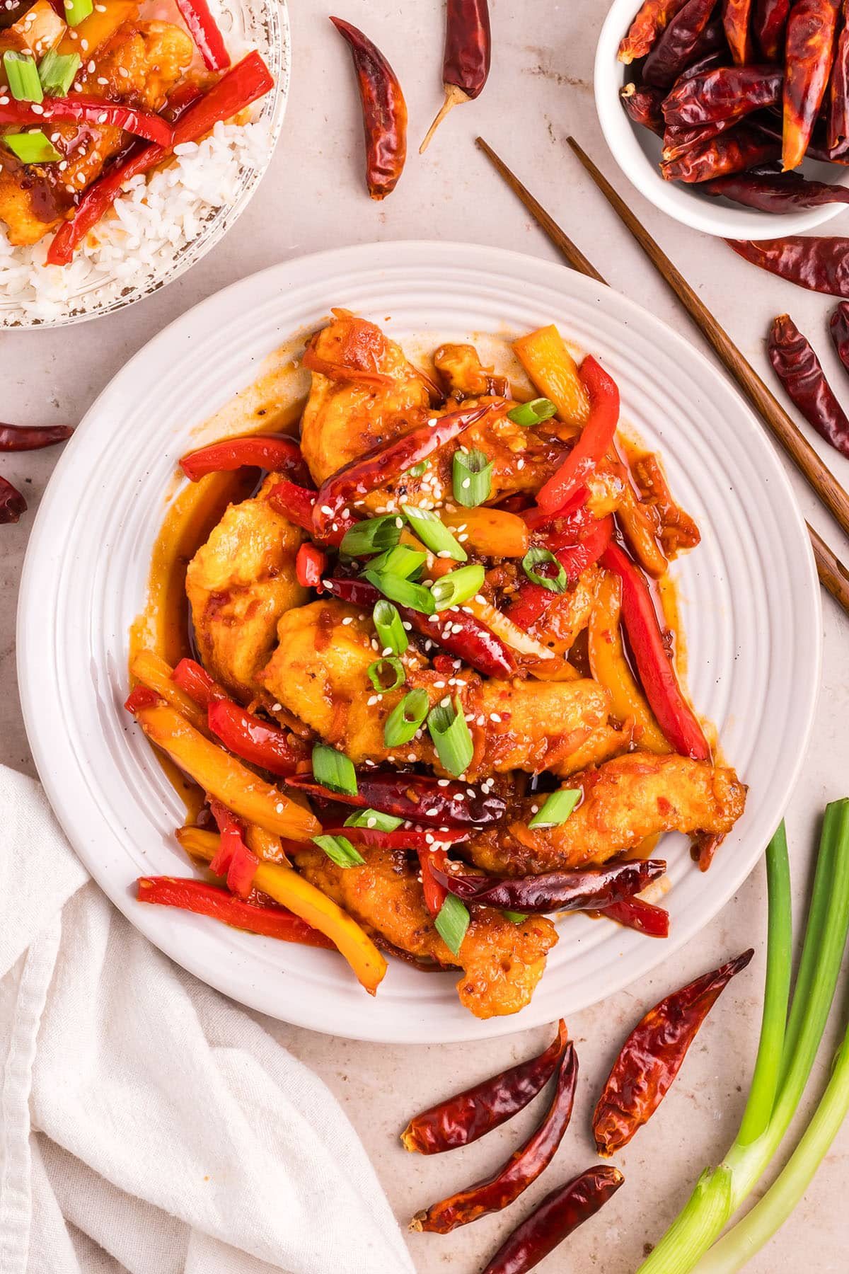 Hot & Spicy Chicken-Easy One Pan Meal