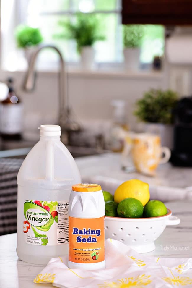 vinegar + baking soda