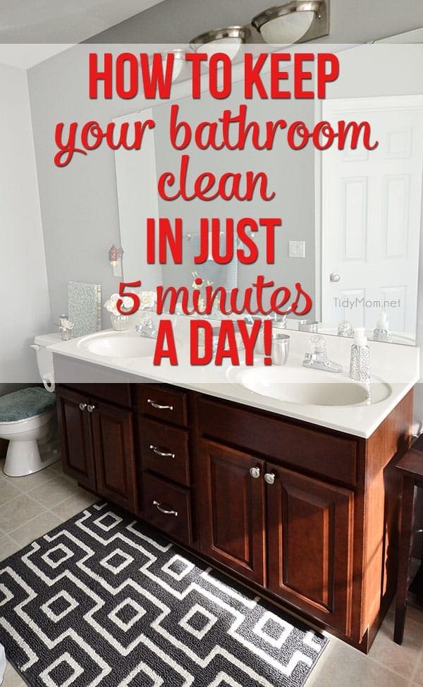 How to Keep Clean Bathroom at cetcu.com