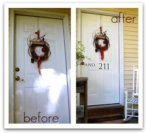 front door before and after cleaning - at cetcu.com