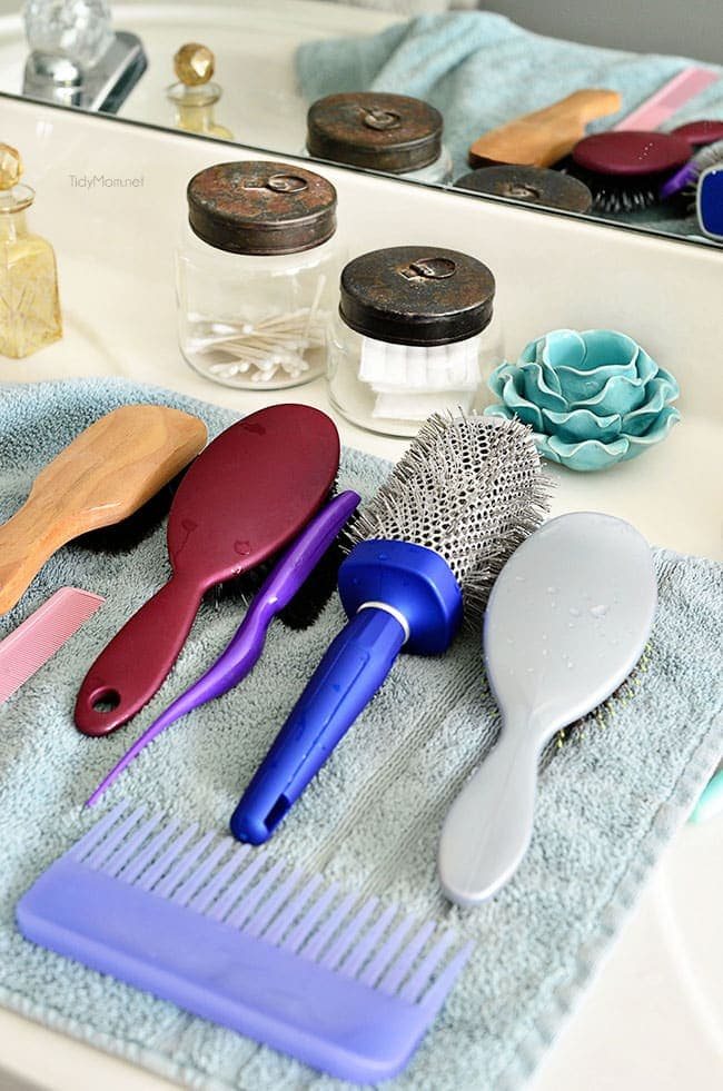Clean hairbrushes and keep your hair healthy at cetcu.com