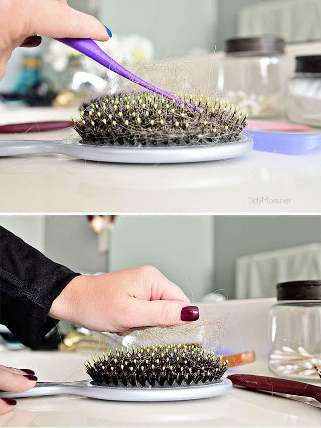 Tips on how to clean hairbrushes and keep your hair healthy at cetcu.com