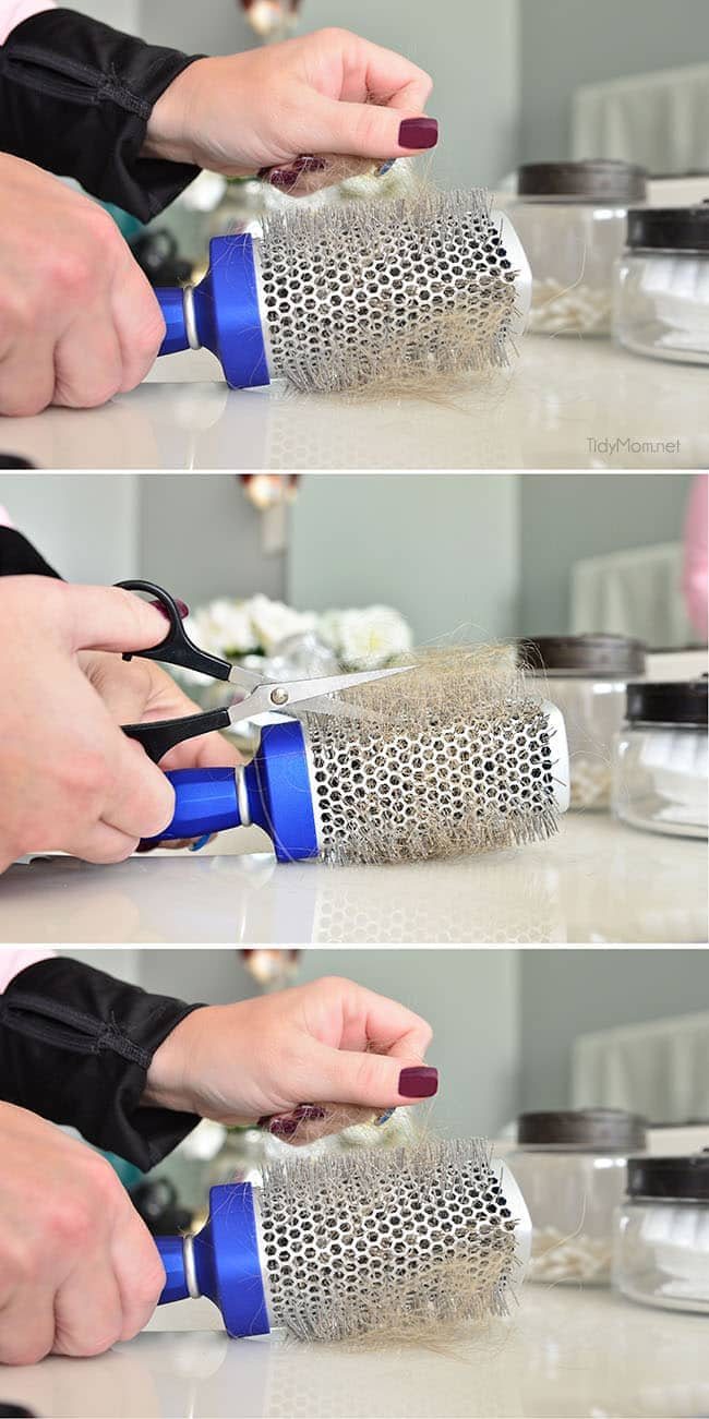 How to clean a round hairbrush and keep your hair healthy at cetcu.com