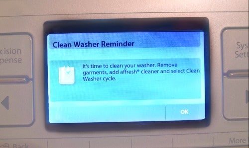 Clean Washer Reminder