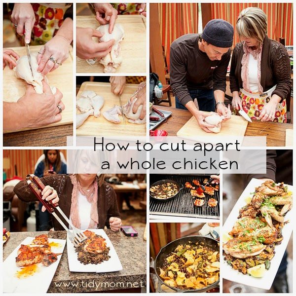 How to Cut Apart a Chicken & Cumin Chicken with Black Bean Stuffing Recipe