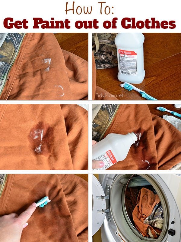 Find out how to get dried paint out of clothes at cetcu.com