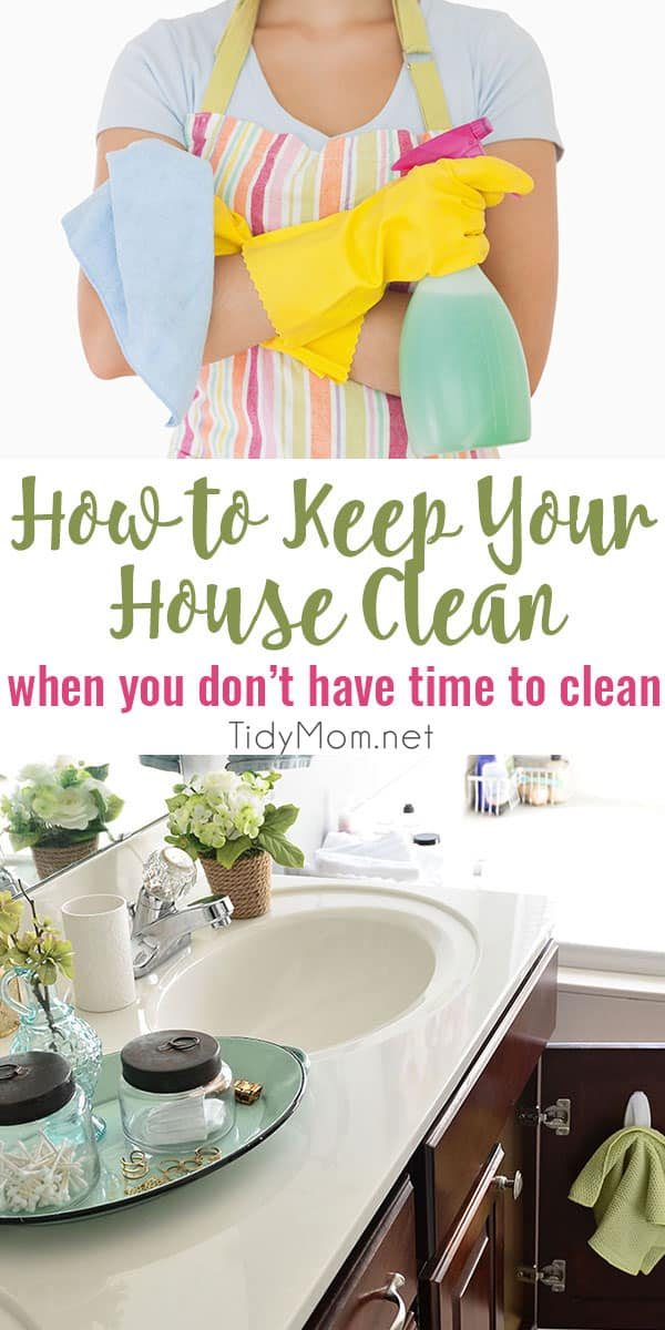 Learn how to keep your house clean, no matter how hectic your life gets. When you're juggling work, family, carpool, meals, and laundry, keeping the house spotless may not even make it onto the to-do list. I hope you find these quick cleaning tips helpful to keep your house clean even when you don't have time to clean at cetcu.com