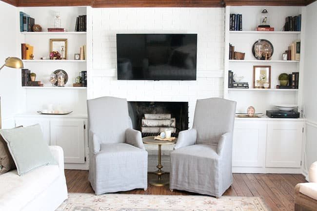 Simple storage solutions for keeping a HOME with ALL WHITE INTERIOR DESIGN from Julie of Coordinately Yours at cetcu.com