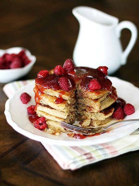 5 grain pancakes with flax