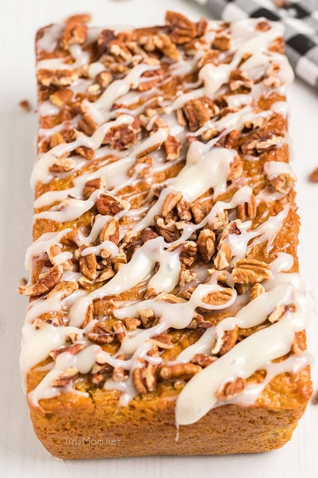 a loaf of hummingbird cake