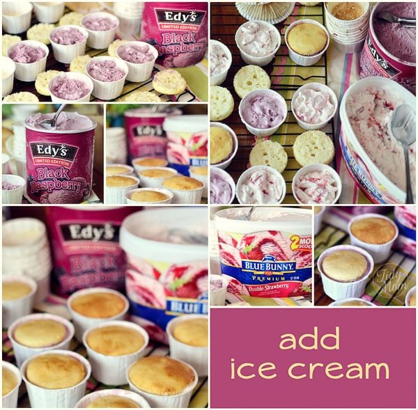 how to make ice cream cupcakes at Cetcu