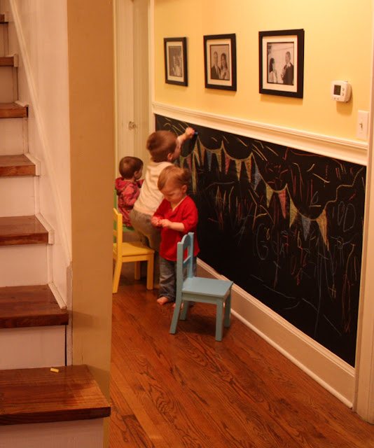 Chalkboard wall