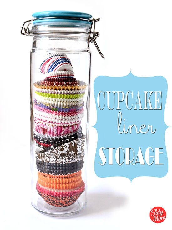 I’m Lovin’ It: Cupcake liner storage