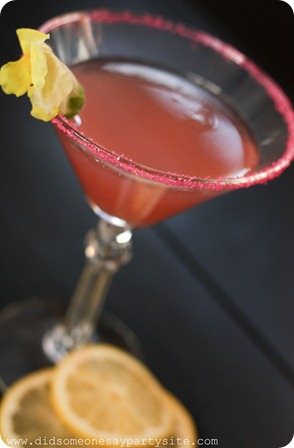 Raspberry Lemonade Martini
